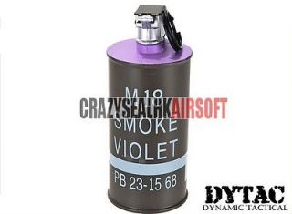 DYTAC Dummy M18 Decoration Smoke Grenade (Violet) mlcs lbt mbss aor1