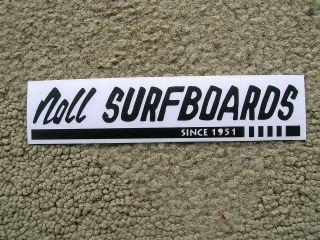 Vintage GREG NOLL surfboard surfer surfing longboard decal sticker 