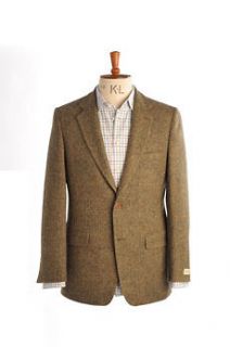Magee Green Handwoven Donegal Tweed Jacket with Free UK Delivery 