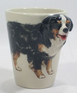 Blue Witch 3D   Bernese Mountain Dog, Hand Crafted Ceramic Coffee Mug