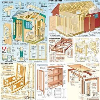 WOODWORKING & DIY PLANS DESIGNS TIPS SHED GARAGE SUMMERHOUSE BARN LOG 