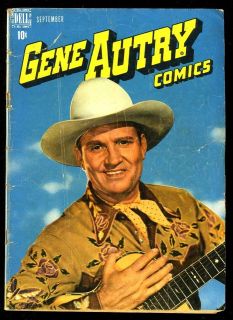 Gene Autry Comics #19 Sept 1948 Great Photo GUITAR Cover Western Tv