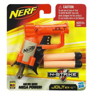 Nerf JOLT EX 1 Blaster N  STRIKE MICRO SIZE Gun For MEGA POWER Hasbro
