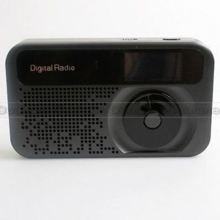 DAB / DAB+ / FM Pocket Radio  Player RDS DLS DRC Clock Alarm Record 