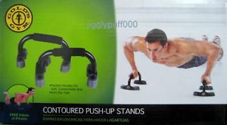 QTY GOLDS GYM PERFECT PUSH UP STANDS BARS HANDLES NEW