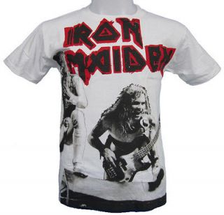 iron maiden white t shirt in Mens Clothing