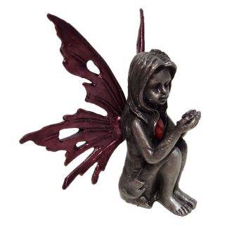 NEW Fairy Figurine Pewter Statue Fantasy Angel Guardian Ornament 