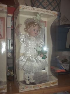   Maud Humphrey Bogart Collection Playing Bride Porcelain Doll MIB 2001