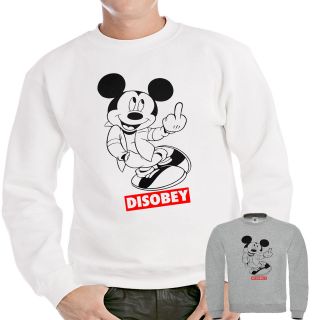 MICKEY MOUSE HANDS JUMPER DISOBEY SWEATSHIRT OBEY DRAKE YMCMB OFWG 