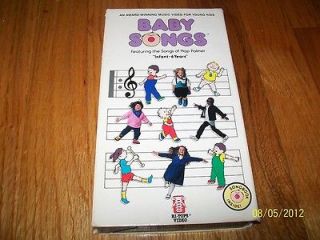 BABY SONGS VHS EXCELLENT CONDITION VERY RARE WITH 10 GREAT SONGS