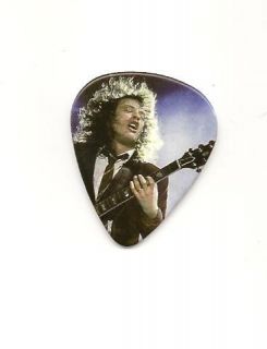 AC/DC Guitar Pick Angus Young with photo