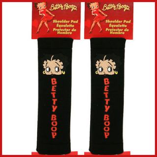 Betty Boop 2PC Seat Belt Cover /Shoulder Pad Auto Car Accessories