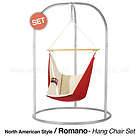 GARDEN HANGING HANG ARM CHAIR ROPE FIXING STAND SET