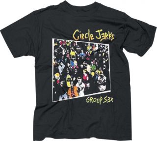 Circle Jerks  Group Sex Punk T shirt