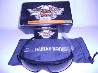 Harley Davidson STONERIDGE Sunglasses Smoke Lens w Carry Case   Brand 