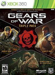 Xbox 360 Gears of War TRIPLE Pack BRAND NEW FACTORY SEALED