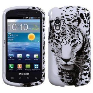   i405 Stratosphere Phone Purple Black Leopard Snap On Hard Case Cover