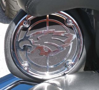 Harley Davidson EAGLE Rear Tour Pak Speaker Pod Grill