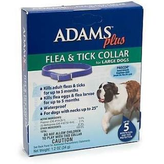 NEW Adams Plus Flea and Tick Collar for Large Dogs 5 Month