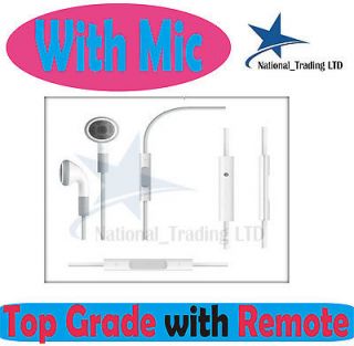 Handsfree Headphones with Mic & Remote for Apple iPad Ipod iPhone 4 4G 