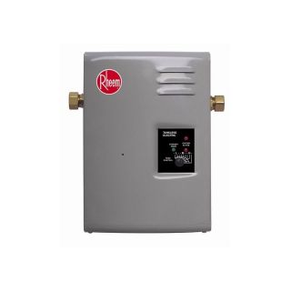 Rheem Electric Tankless Hot Water Heater 4 Gallon Kitchen Bath Shower 