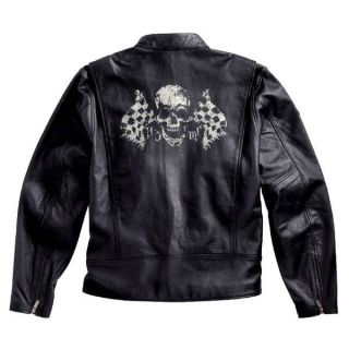 Harley Davidson HDMC Vintage Leather Skull Jacket 97035 11vm SALE!RRP 