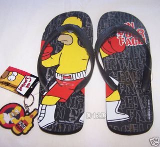 The Simpsons Homer Boxing Mens Printed Thongs Size 9 New