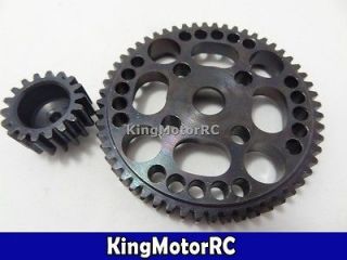 King Motor Steel 56 Spur Gear & 18 tooth pinion fits HPI Baja 5b Buggy 