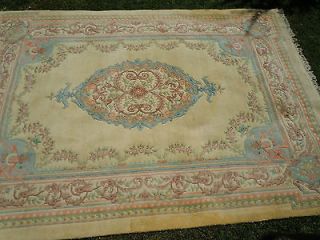 Vintage Persian Oriental Rug Carpet India 10 x 14.5 Handwoven Thick 