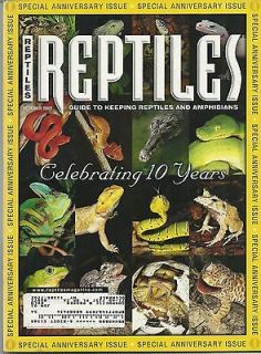 10 Year Anniversary Issue Herp Wives Speak   REPTILES, October 2002
