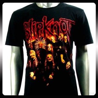 Slipknot Rock Punk Band Music Rider Men T shirt Sz L Heavy Metal