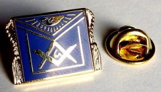 APRON Square & Compass Masonic Freemason Jacket Tie Tack Lapel Hat PIN