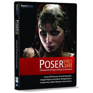   Micro Poser Pro 2012 *NEW* Academic 3D Character Animation Software