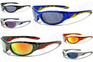 Loop Sports Sunglasses Baseball Softball Bike Fishing Wraps White 