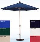 Foot Olefin Patio Umbrella Shade Canopy W 50 Pound Base Stand Many 