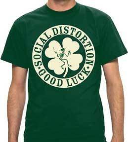 SOCIAL DISTORTION Irish S M L XL XXL tee t Shirt NEW