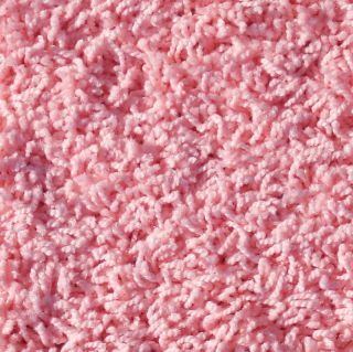 pink shag rug in Area Rugs