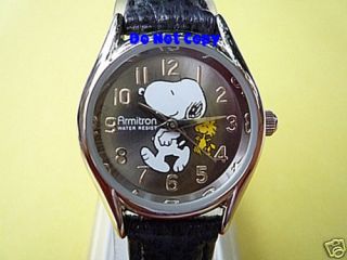 NEW Vintage Armitron Snoopy & Woodstock Peanuts Watch