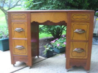 Vintage Dresser Vanity Baroque Art Deco Table   American