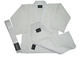 JUDO Martial Arts Uniform Gi,Jiu Jitsu,Aikido,W​ithFree White Belt 