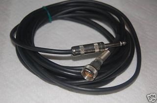 Microphone Cable Vintage Astatic Turner JT 30 Harp Mic 2501F to 1/4 
