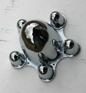 Chrome Spider Hub Caps 5 X 5 1/2, Chevy / Ford truck ( set of 4 )