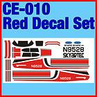 SKYARTEC 5CH CESSNA 182 RC Airplane Parts Red Decal Set Sticker CE 010 