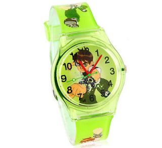   10 Alien Force Pattern Digital Wrist Watch for Kids Boys Gift Green