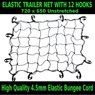 Car Van Trailer Large Elasticated Bungee Cargo Luggage Net / Roof Bars 
