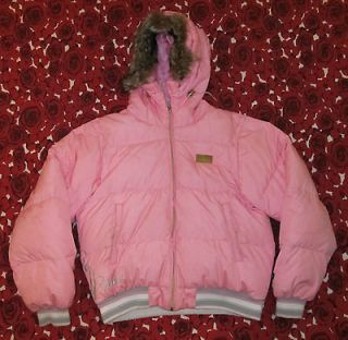 Baby Phat Girls Winter Jacket with Hood   Pink   Size L   FREE 