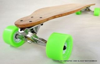 top mount skateboard longboard V_Lam bamboo Fiber epoxy composite 