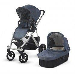 Uppa Baby 2012 VISTA Stroller In Cole (Slate Blue)