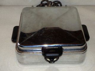 Newly listed Vintage SUNBEAM W2 W 2 Waffle Iron, cloth covered cord 