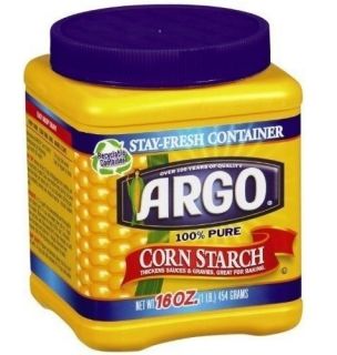   100% PURE CORN STARCH 16 OZ THICKENS SAUCES GRAVY GREAT FOR BAKING